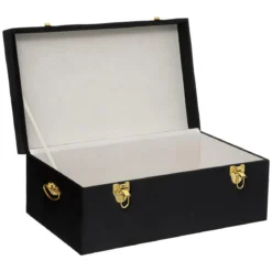 MALLE VELOURS NIGHT NOIR D.41X24X16.5CM