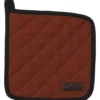 MANIQUE CHEF BLACK LINE 20X20CM COTON TERRACOTTA