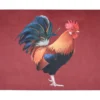 MARIANNE TAPIS RUBBER 45X75CM ROUGE