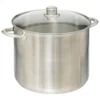 MARMITTE INOX AVCE COUVERCLE VERRE 13L