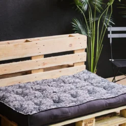MATELAS PALETTE 120X80X15CM FUSAIN SPIRIT GARDEN