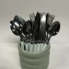 MENAGERE ELSA VERT 24 PIECES AVEC RANGE COUVERT