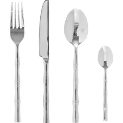MENAGERE INOX 24 PIECES BAMBOU