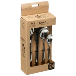 MENAGERE INOX 24 PIECES DEKA