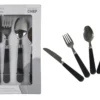 MENAGERE 24 PIECES BISTROT NOIR