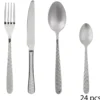 MENAGERE 24 PIECES FLORA INOX
