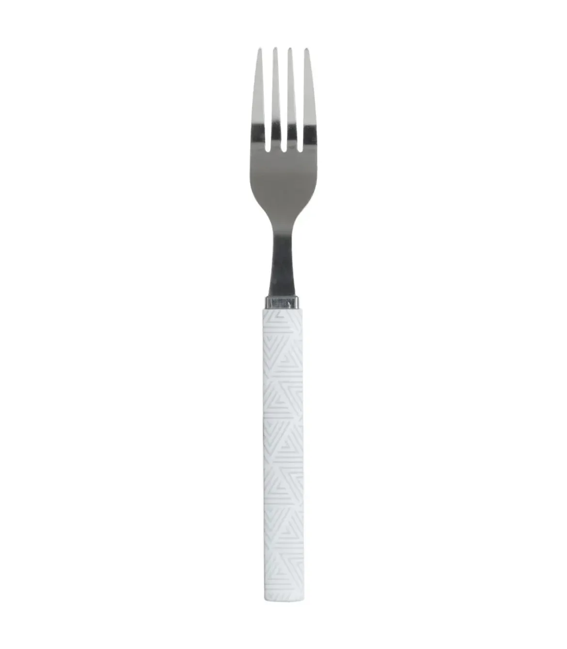 MENAGERE 24 PIECES GEO ET RANGE COUVERT BLANC