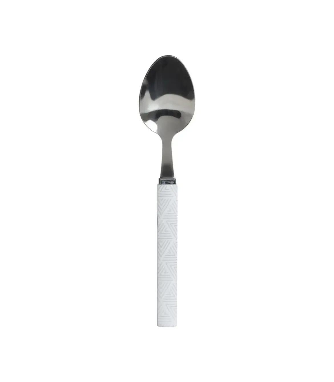 MENAGERE 24 PIECES GEO ET RANGE COUVERT BLANC