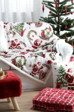 MERVEILLEUX PLAID 130X160 NATUREL