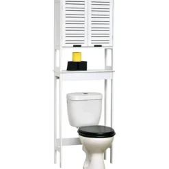 MEUBLE DESSUS WC MDF ETAGERE MDF   MIAMI