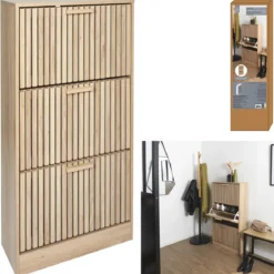 MEUBLE A CHAUSSURE 3 PORTES KLAUS