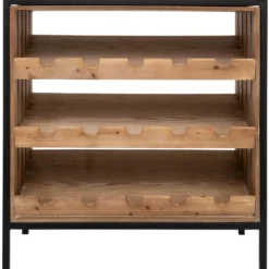 MEUBLE BAR BOUTEILLE BAKOS D.60X30X160CM