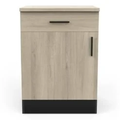MEUBLE BAS 60CM 1 PORTE ET 1 TIRROIR