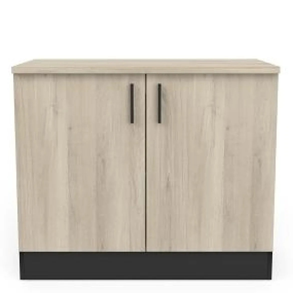 MEUBLE BAS 100CM 2 PORTES