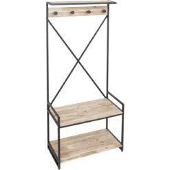 MEUBLE ENTREE EDENA D.80X35X184CM