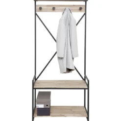 MEUBLE ENTREE EDENA D.80X35X184CM