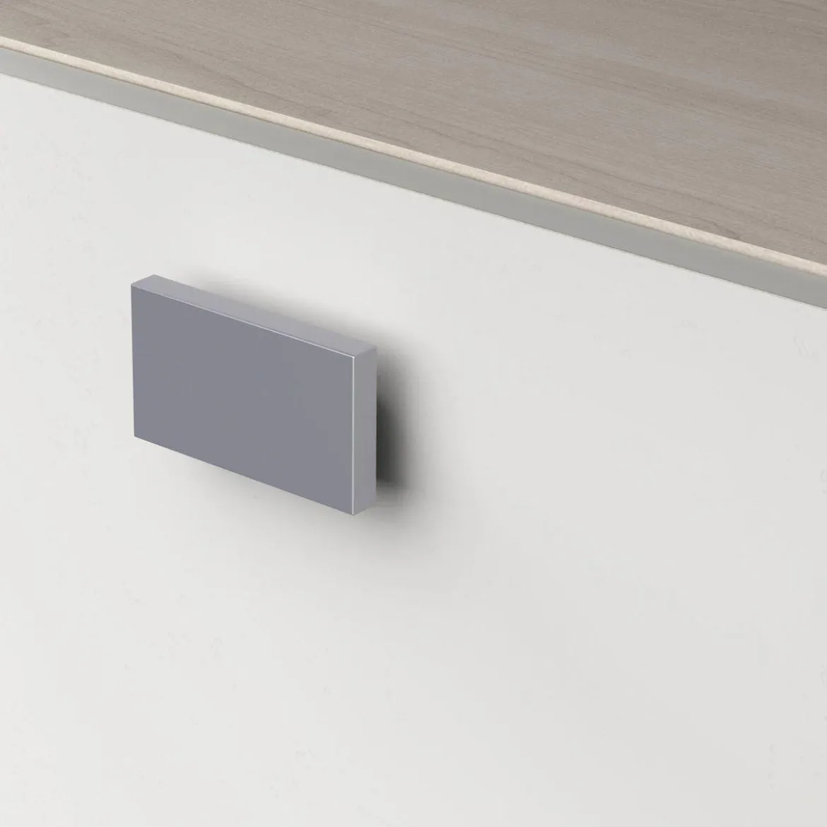 MEUBLE LOGE TOUT 3 PORTES 1 TIRROIR BASILIC ACACIA BLANC MAT
