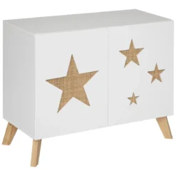 MEUBLE RANGEMENT ETOILE D.65X35X79.5CM