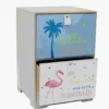 MEUBLE 2 TIROIRS SUR PIEDS FLAMINGO M1