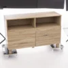 MEUBLE TV 2 PORTES NATUREL MIXUP