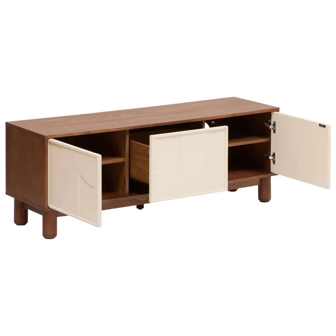 MEUBLE TV 2 PORTES 1 TIROIR JILANI D.140X40X50.5CM