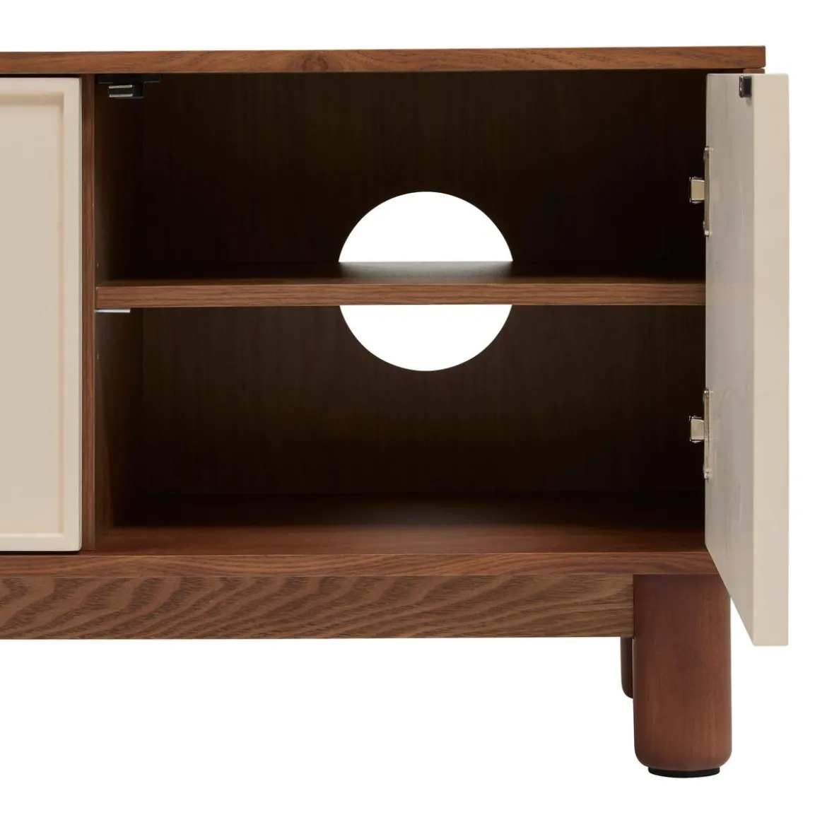 MEUBLE TV 2 PORTES 1 TIROIR JILANI D.140X40X50.5CM