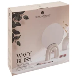 MIROIR A POSER WAVY BLISS RESINE H.36CM