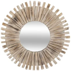 MIROIR BOIS FLOTTE MANON D.88CM