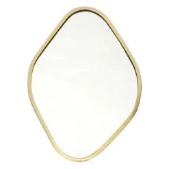 MIROIR DECO CONTOUR DECO DORE LOSANGE