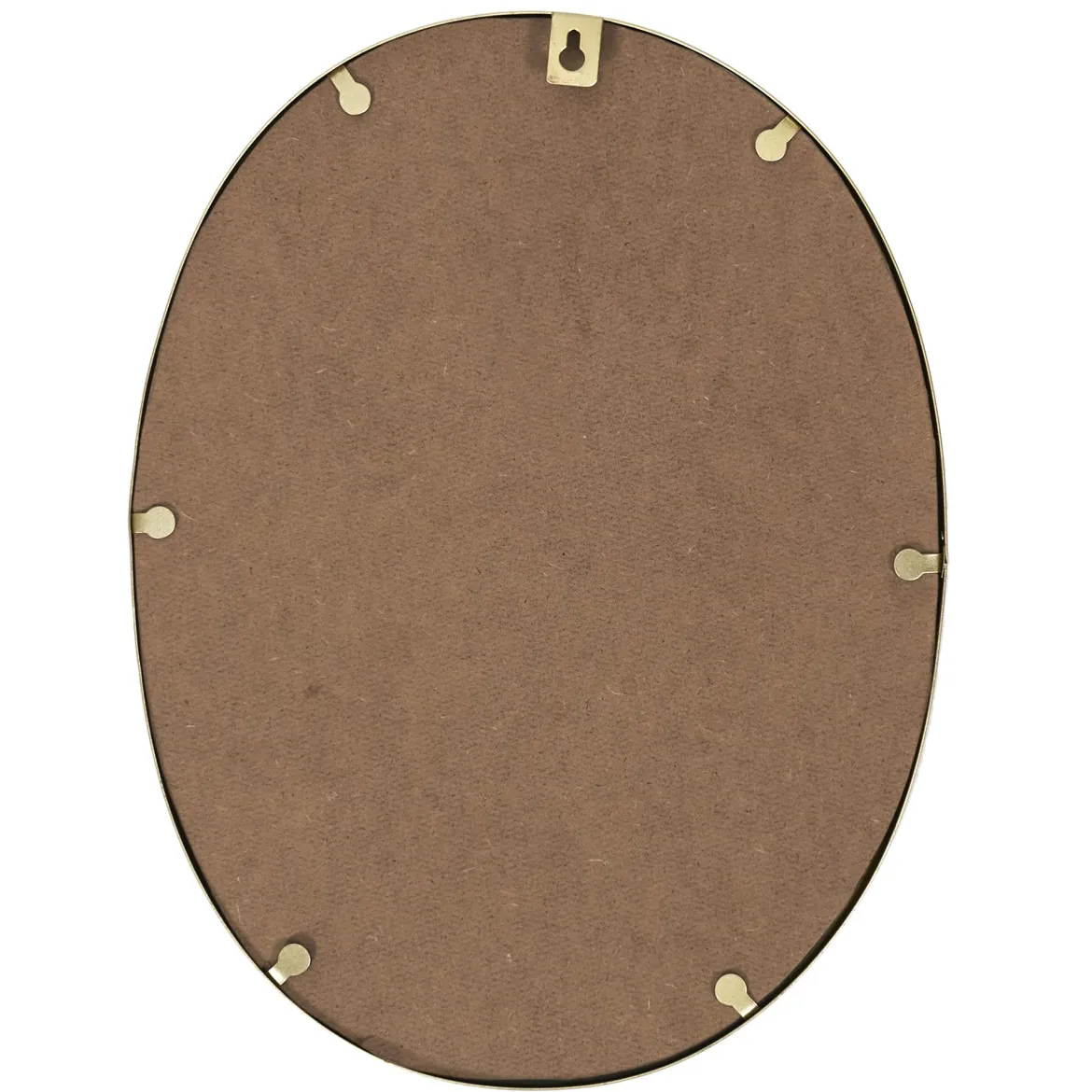 MIROIR DECO CONTOUR DECO DORE OVALE