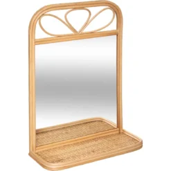 MIROIR ETAGERE D.35X14.5X50.3CM