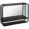 MIROIR ETAGERE METAL D.55X12X40CM