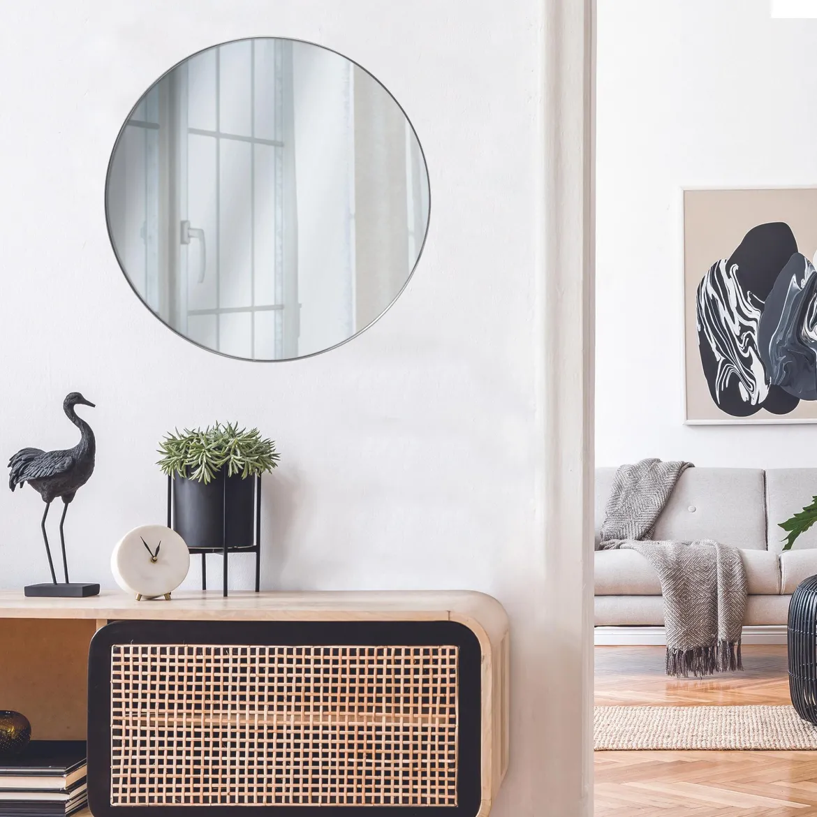 MIROIR EXTRA PLAT ROND 55CM