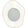 MIROIR FILAIRE DORE ASYMETRIQUE 34X30CM
