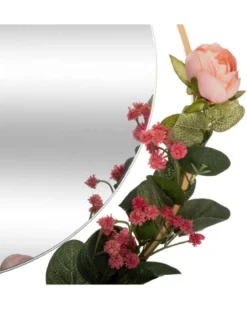 MIROIR FLEUR POESIE D.33CM