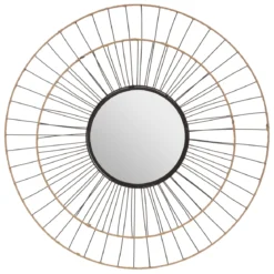 MIROIR METAL ALARA D.69.5CM