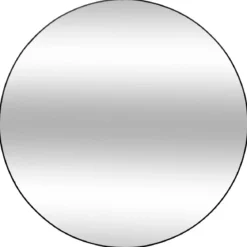 MIROIR METAL ALICE NOIR D.110CM