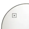 MIROIR METAL ALICE NOIR 90X65CM