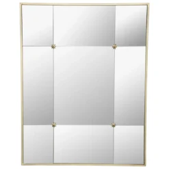 MIROIR METAL AMY D.70X90CM