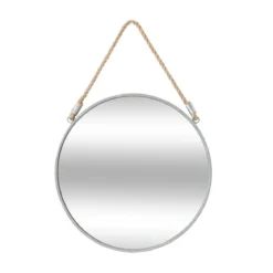 MIROIR METAL ROND D37CM
