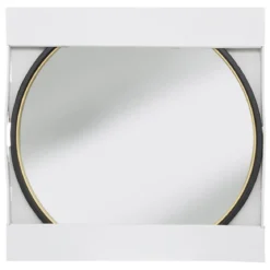 MIROIR METAL ROND JUSTIN D.48CM