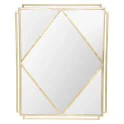 MIROIR METAL SUITE D.54X68CM