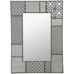 MIROIR METAL TEECO D.66X91.5CM