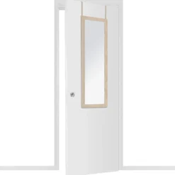 MIROIR PORTE EFFET BOIS 35X109CM