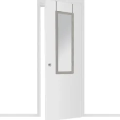 MIROIR PORTE EFFET BOIS 35X109CM