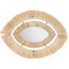 MIROIR RAPHIA TROPIQUES AUSTRALES  D.43X29CM