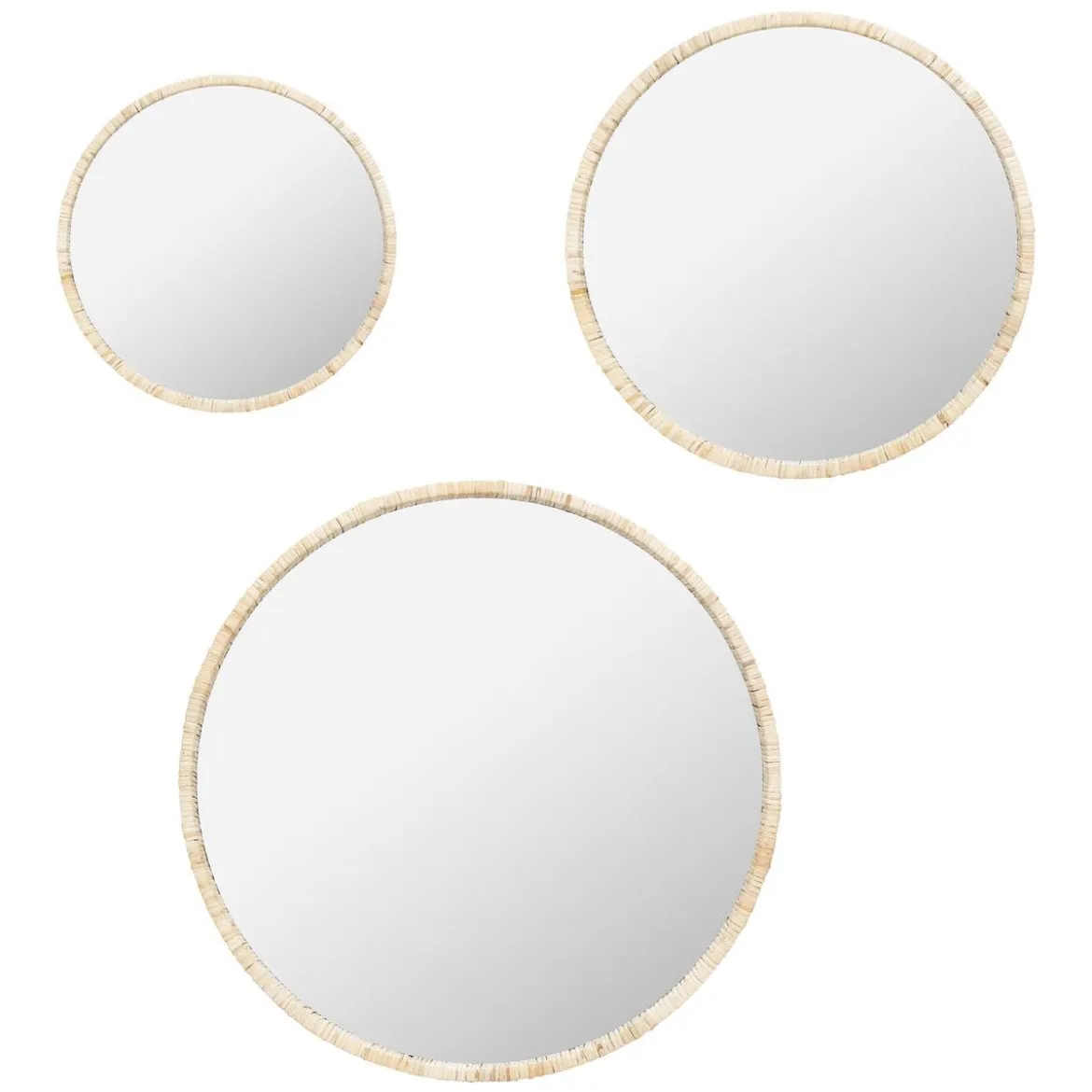 MIROIR ROTIN JESSY D.45CM