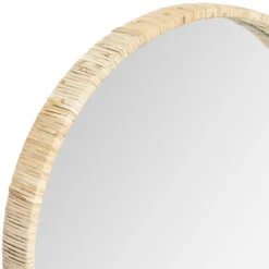 MIROIR ROTIN JESSY D.45CM
