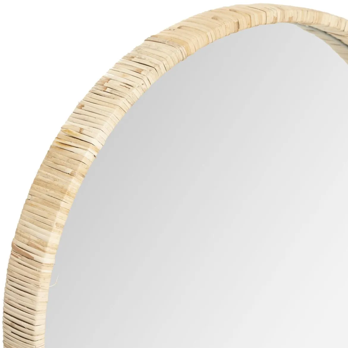 MIROIR ROTIN JESSY D.45CM