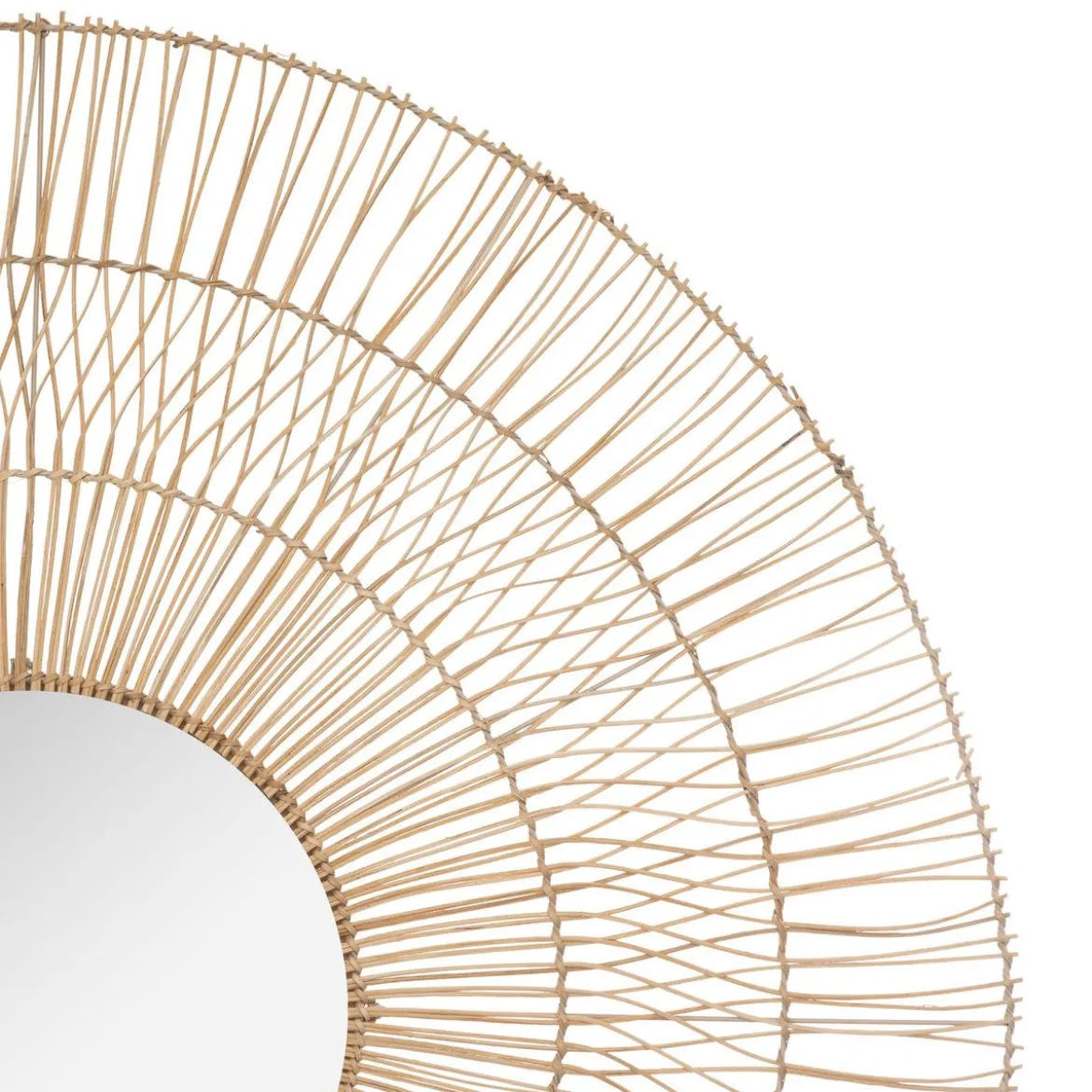 MIROIR ROTIN LONA D.110CM